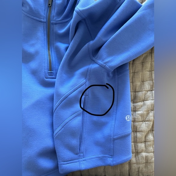 Lululemon Modal Spacer Training Half-Zip Hoodie - Picture 4 of 5
